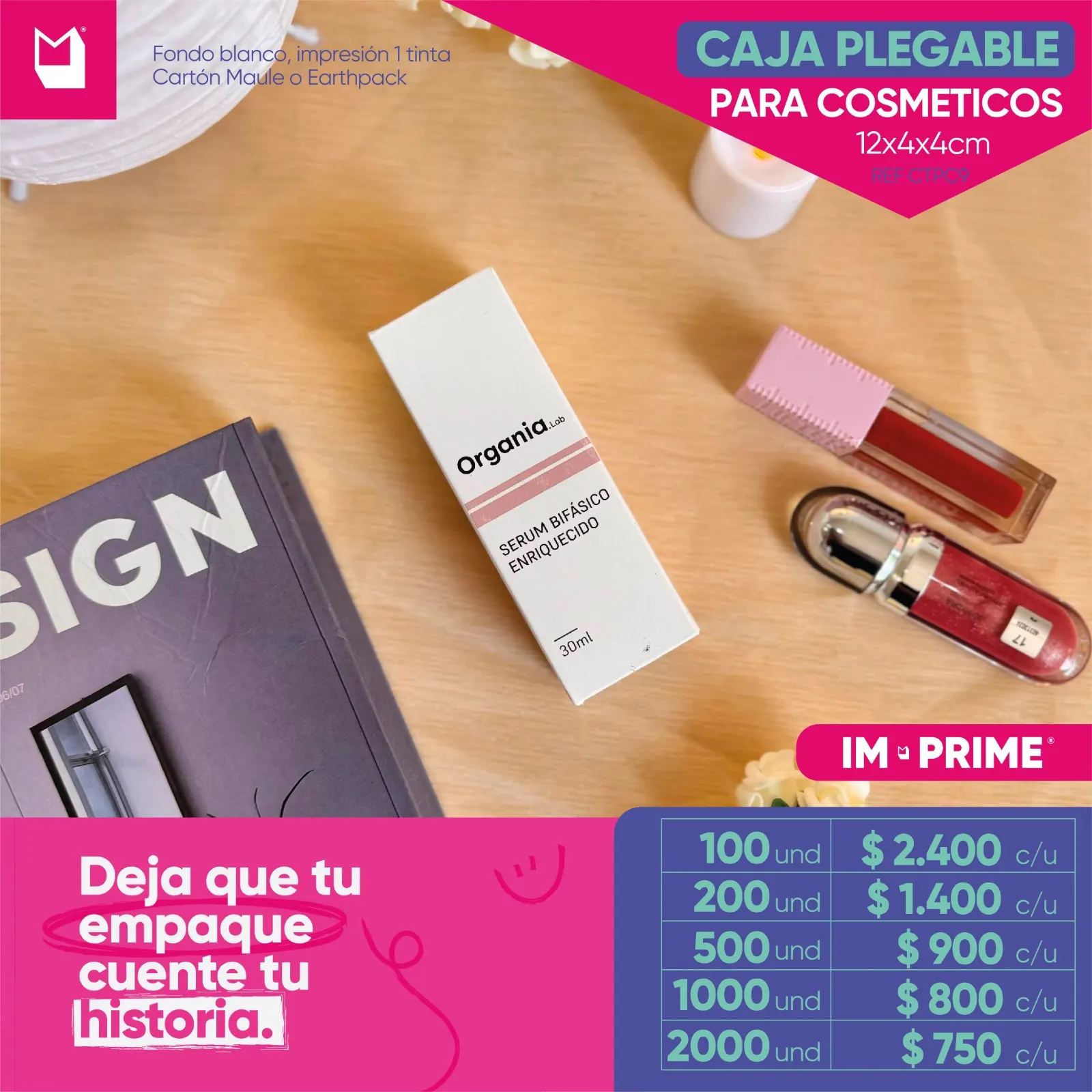 Caja Plegable 12x4x4cn